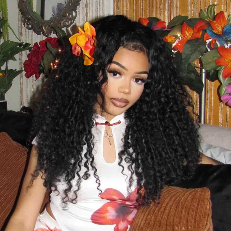 SWAY Spanish Crimped Loose Curls 13x4 Lace Front Virgin Human Hair Wig