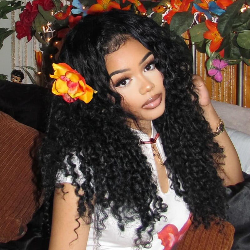 SWAY Spanish Crimped Loose Curls 13x4 Lace Front Virgin Human Hair Wig