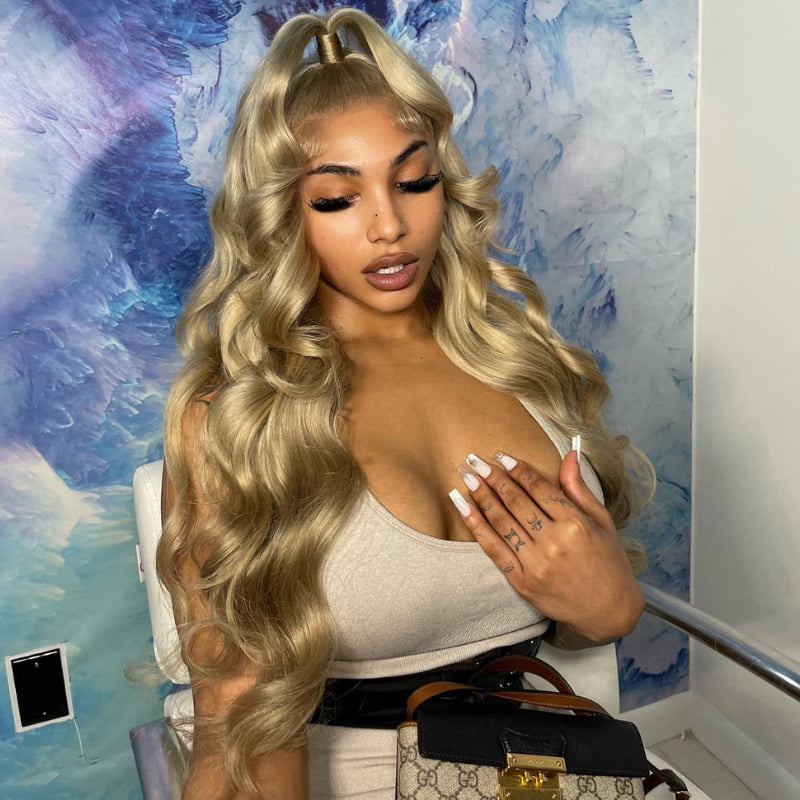 SWAY Strawberry Honey Blonde Body Wave Lace Front Virgin Human Wigs