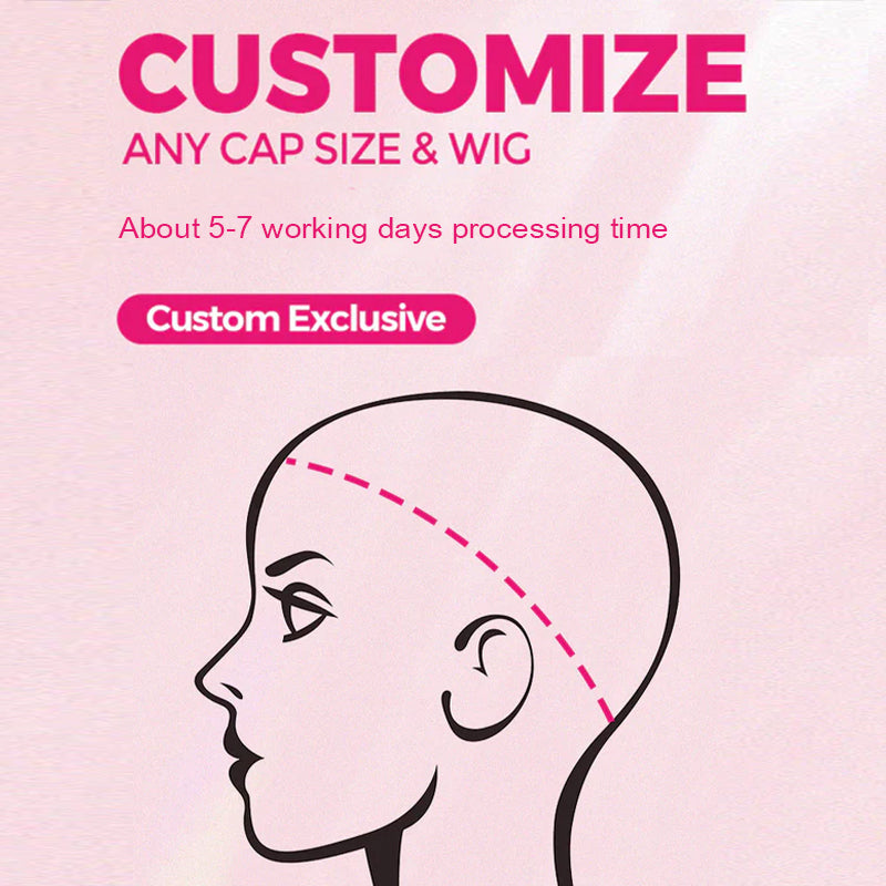 Wig Cap Size Customization: 5-7 Processing Days | No Return